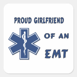 Sticker Carré Amie fière d'EMT