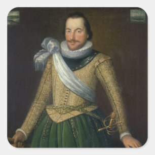 Sticker Carré Amiral monsieur Thomas Button (d.1694)