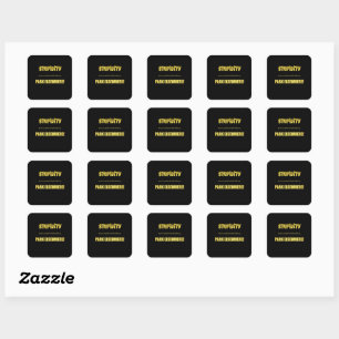 Sticker Carré Amusant Handicap Parking Plaisanterie