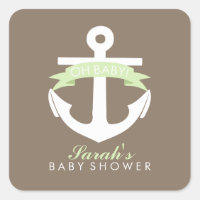 Ancre verte et Baby shower de carbone