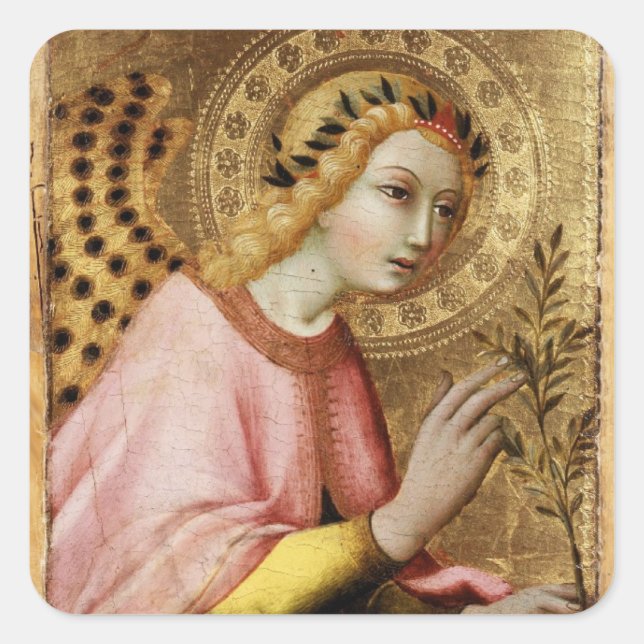 Sticker Carré ANGEL DE L'ANNONCE par Simone Martini (Devant)