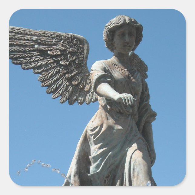 Sticker Carré Anges (Devant)