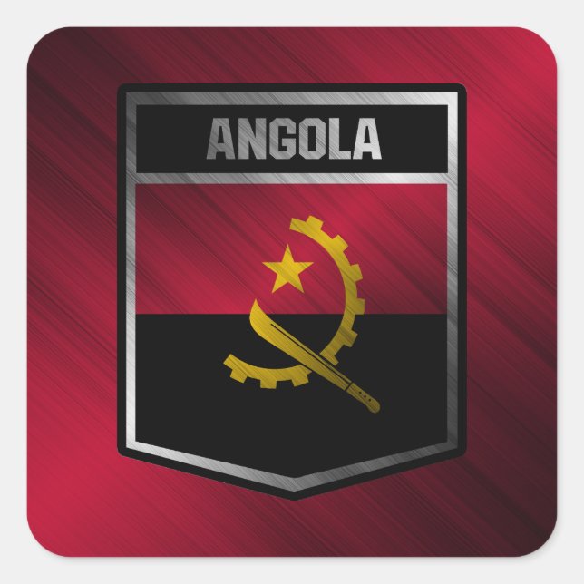 Sticker Carré Angola (Devant)