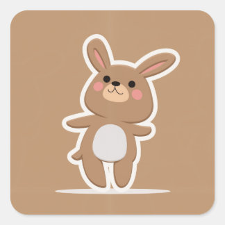 Sticker Carré Animal mûr