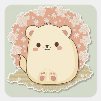 Sticker Carré Animal mûr