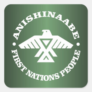 Sticker Carré Anishinaabe (Ojibwe, Chippewa)