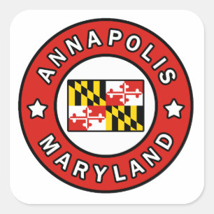 Sticker Carré Annapolis Maryland