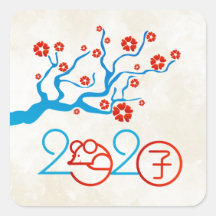 Année Zodiaque chinoise du Rat 2020