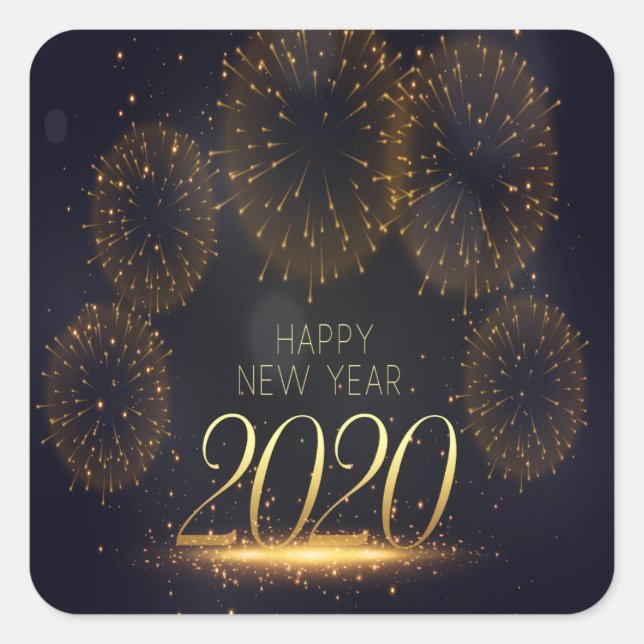 Sticker Carré anniversaire (Devant)