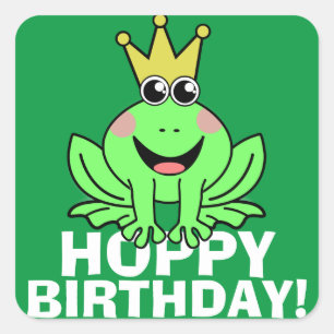 Sticker Carré Anniversaire de houblon