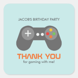 Sticker Carré Anniversaire de jeux vidéo