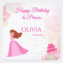 Anniversaire d'une élégante princesse Disney
