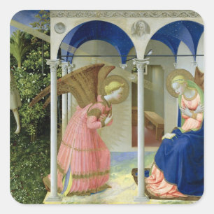 Sticker Carré Annonciation, ch.1430-32