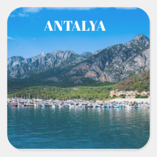 Sticker Carré Antalya en Turquie