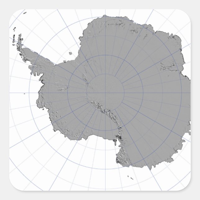 Sticker Carré Antarctique (Devant)