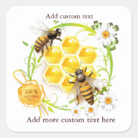 Apiculteur Vendeur De Miel D'abeille