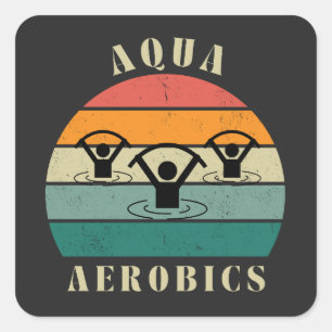 Sticker Carré aquagym