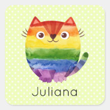 Aquarelle Cute Pride Kitty
