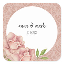 Aquarelle Rose violette douce