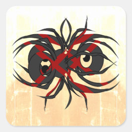 Sticker Carré Arachnid de Despair