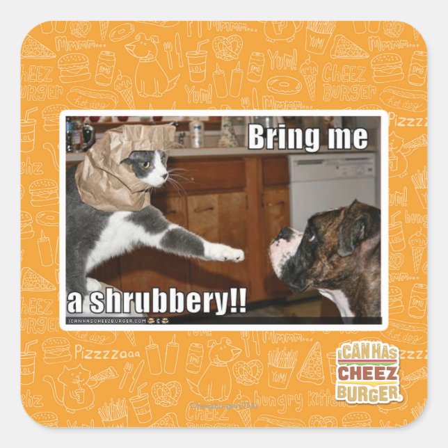 Sticker Carré Arbre (Devant)