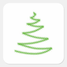 Arbre de Noël en vert, simple et élégant.