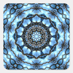 STICKER CARRÉ ARBRES