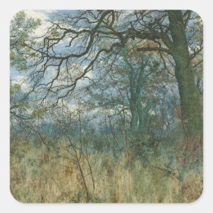 Sticker Carré Arbres et sous-bois - William Fraser Garden
