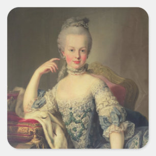 Sticker Carré Archiduchesse Marie Antoinette