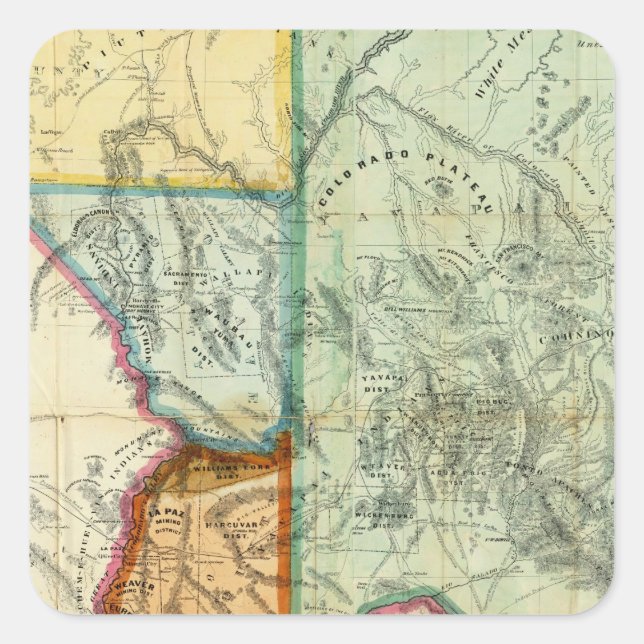 Sticker Carré Arizona (Devant)