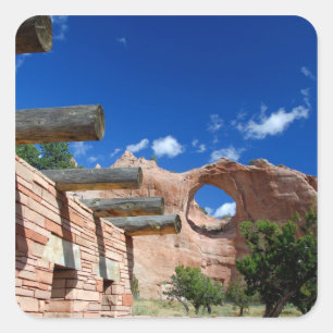 Sticker Carré Arizona, Window Rock. Capitale des Navajos