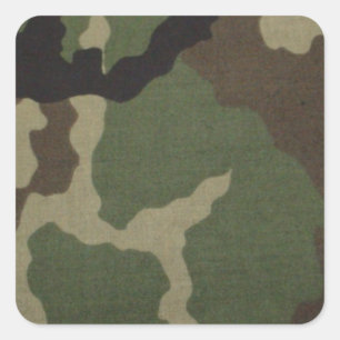 Sticker Carré Armée Camo