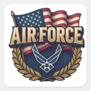 Sticker Carré Armée de l'Air (USAF)