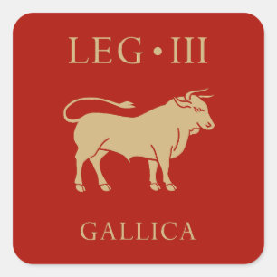 Sticker Carré Armée impériale romaine - Legio III Gallica
