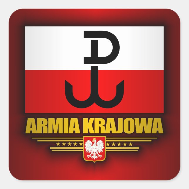 Sticker Carré Armia Krajowa (Devant)