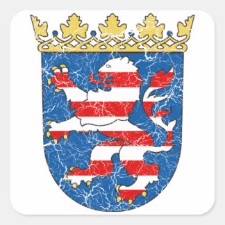 Sticker Carré Armoiries de Hesse