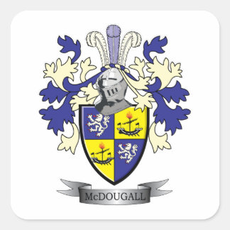 Sticker Carré Armoiries de la famille McDougall