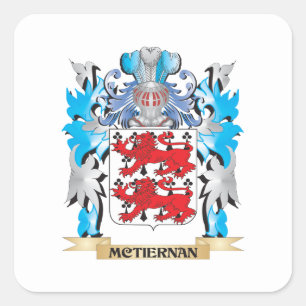 Sticker Carré Armoiries de Mctiernan - Armoiries de la famille