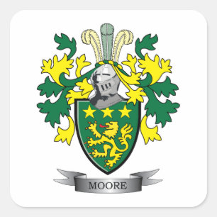 Sticker Carré Armoiries de Moore