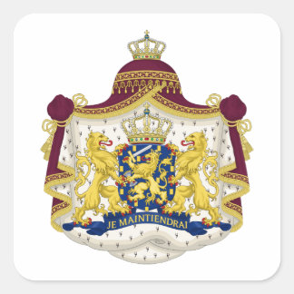Sticker Carré Armoiries de Pays-Bas