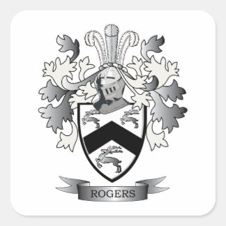 Sticker Carré Armoiries de Rogers