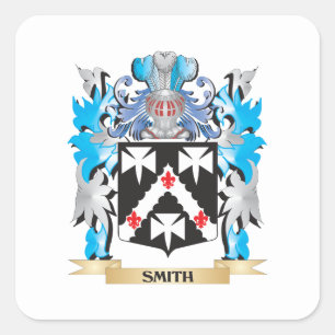 Sticker Carré Armoiries de Smith - Armoiries de la famille