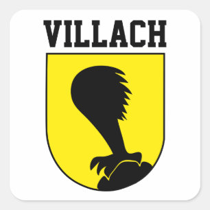 Sticker Carré Armoiries de Villach - AUTRICHE