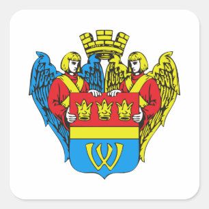 Sticker Carré Armoiries de Vyborg, Russie