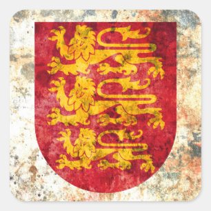 Sticker Carré Armoiries royales d'Angleterre