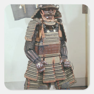 Sticker Carré Armure du guerrier de Samurai