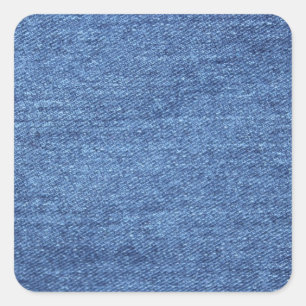 Sticker Carré Arrière - plan Blue Jean Denim