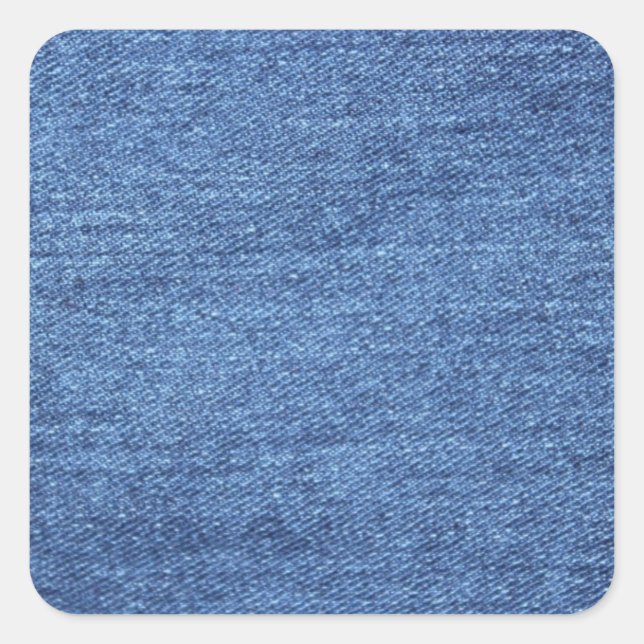 Sticker Carré Arrière - plan Blue Jean Denim (Devant)