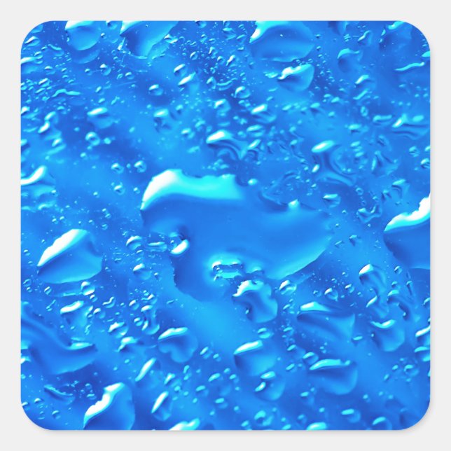 Sticker Carré Arrière - plan d'eau (Devant)