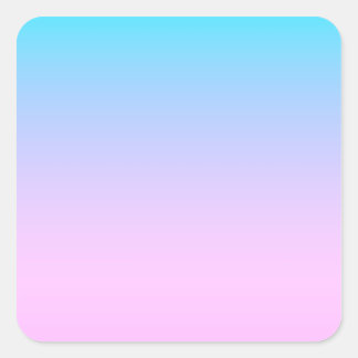 Sticker Carré Arrière - plan dégradé bleu et rose